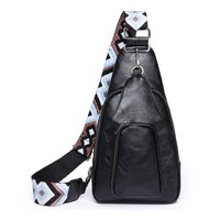 Women's Basic Solid Color Pu Leather Waist Bags sku image 7