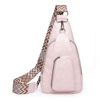 Women's Basic Solid Color Pu Leather Waist Bags sku image 2