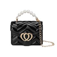 Women's Small Pvc Solid Color Basic Square Magnetic Buckle Crossbody Bag Jelly Bag Chain Bag main image 2