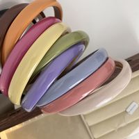 Fashion Solid Color Plastic Hair Band main image 4