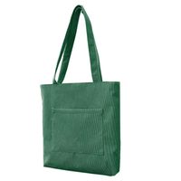 Women's Fashion Solid Color Corduroy Shopping Bags main image 4