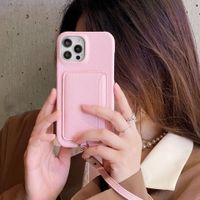 Fashion Solid Color Pu Leather   Phone Cases main image 4