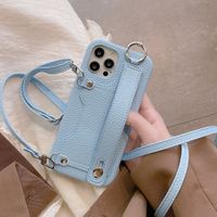 Fashion Solid Color Pu Leather   Phone Cases main image 3