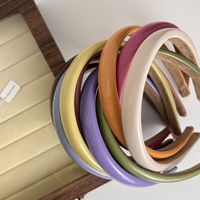 Fashion Solid Color Plastic Hair Band main image 2