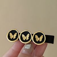 Fashion Butterfly Alloy Hair Clip 1 Piece sku image 1