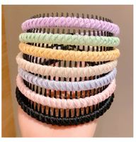 Fashion Solid Color Cloth Hair Band 1 Piece main image 3