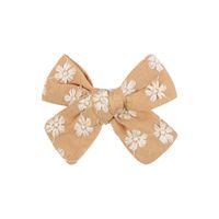 Sweet Solid Color Cloth Bowknot Pleated Hair Clip 1 Piece sku image 11