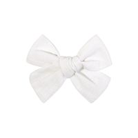 Sucré Couleur Unie Chiffon Noeud Papillon Plissé Pince À Cheveux 1 Pièce sku image 1