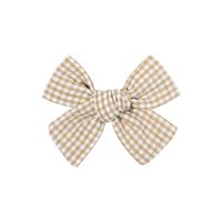 Sweet Solid Color Cloth Bowknot Pleated Hair Clip 1 Piece sku image 9