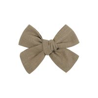 Sweet Solid Color Cloth Bowknot Pleated Hair Clip 1 Piece sku image 7