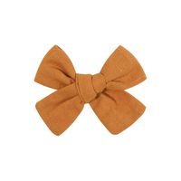 Sweet Solid Color Cloth Bowknot Pleated Hair Clip 1 Piece sku image 6