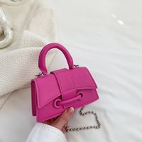 Women's Mini All Seasons Pu Leather Classic Style Handbag sku image 3