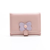 Women's Bow Knot Pu Leather Buckle Wallets sku image 5