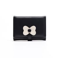 Women's Bow Knot Pu Leather Buckle Wallets sku image 1