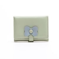 Women's Bow Knot Pu Leather Buckle Wallets sku image 3