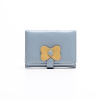 Women's Bow Knot Pu Leather Buckle Wallets sku image 4