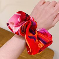 Casual Color Block Polyester Pleated Hair Tie 1 Piece main image 3