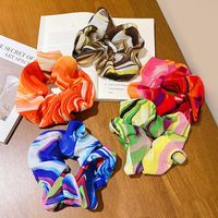 Casual Color Block Polyester Pleated Hair Tie 1 Piece main image 1