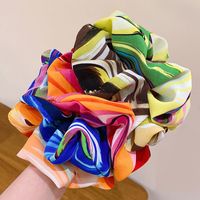 Casual Color Block Polyester Pleated Hair Tie 1 Piece main image 5