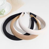 Simple Style Solid Color Polyester Hair Band 1 Piece main image 5