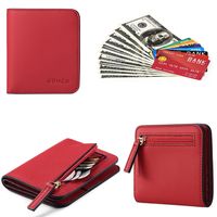 Women's Solid Color Pu Leather Open Wallets main image 4