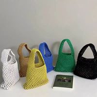 Women's Small All Seasons Cotton Vintage Style Straw Bag main image 4
