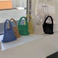 Women's Small All Seasons Cotton Vintage Style Straw Bag main image 1