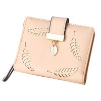 Women's Leaves Pu Leather Zipper Buckle Wallets main image 3