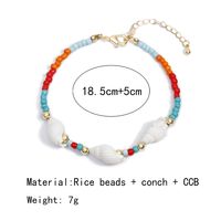 Plage Conque Perlé Plastique Femmes Bracelets main image 5