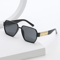 Modern Style Solid Color Ac Square Full Frame Women's Sunglasses main image 3