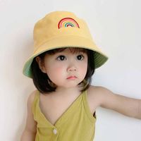 Children Unisex Korean Style Letter Embroidery Bucket Hat main image 1