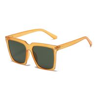 Retro Sweet Solid Color Ac Square Full Frame Sunglasses sku image 14