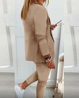 Women's Long Sleeve Blazers Formal Solid Color main image 4