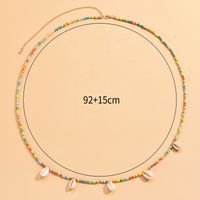 Wholesale Jewelry 1 Piece Casual Cross Moon Shell Plastic Waist Chain sku image 4