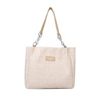 Women's All Seasons Straw Vacation Straw Bag sku image 4