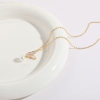 1 Stück Koreanische Art Stern Schmetterling Kupfer Perle Überzug Inlay Hülse 14 Karat Vergoldet Halskette Mit Anhänger main image 7