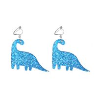 Cartoon Style Dinosaure Acrylique Stamping Kids Earring 1 Paire sku image 4