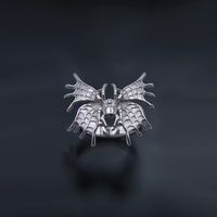 1 Piece Retro Insect Butterfly Alloy Polishing Metal Unisex Rings main image 2