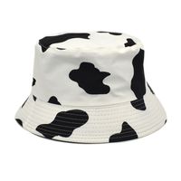 Women's Fashion Geometric Printing Flat Eaves Bucket Hat sku image 41