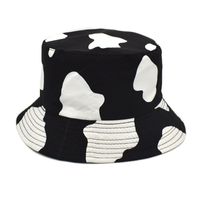 Women's Fashion Geometric Printing Flat Eaves Bucket Hat sku image 42