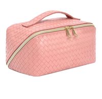 Women's Large All Seasons Pu Leather Solid Color Basic Pillow Shape Zipper Cosmetic Bag sku image 3