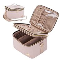 Femmes Toutes Les Saisons Polyester Couleur Unie Style Vintage Carré Fermeture Éclair Trousse De Maquillage Sac De Lavage main image 6