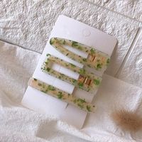 Simple Style Marble Solid Color Acetic Acid Sheets Hair Clip 1 Set sku image 14
