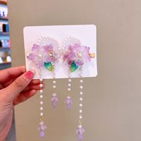 Children's Retro Style Butterfly Tassel  Clip sku image 31