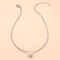Simple Style Solid Color 304 Stainless Steel Chain Women'S Anklet main image 4