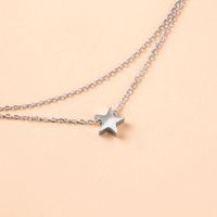 Simple Style Solid Color 304 Stainless Steel Chain Women'S Anklet main image 2