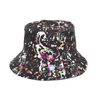 Femmes Mode Fleur Impression Avant-toit Large Chapeau Seau sku image 36