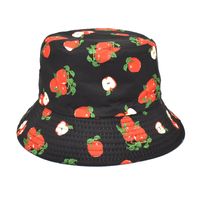 Frau Mode Blume Drucken Breite Traufen Bucket Hat sku image 68