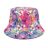 Women's Fashion Flower Printing Wide Eaves Bucket Hat sku image 78