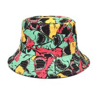 Frau Mode Blume Drucken Breite Traufen Bucket Hat sku image 82